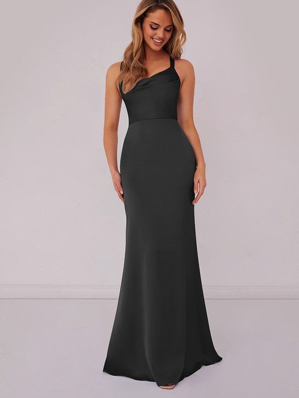 Azazie Black Barbie Gown
